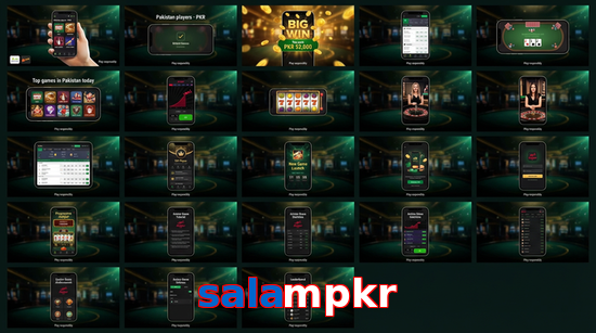 Main screen of Salampkr bet page for PK players