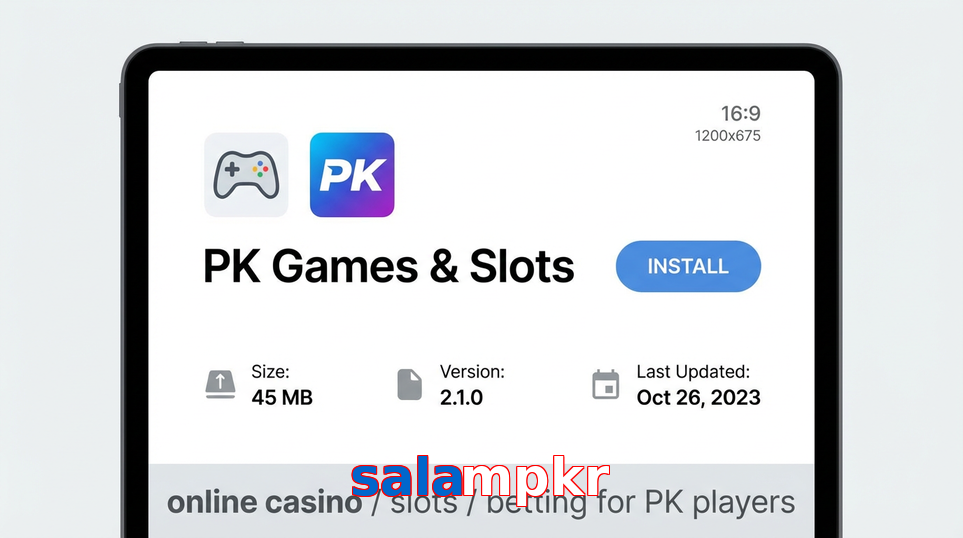Game list for Salampkr gameapk section