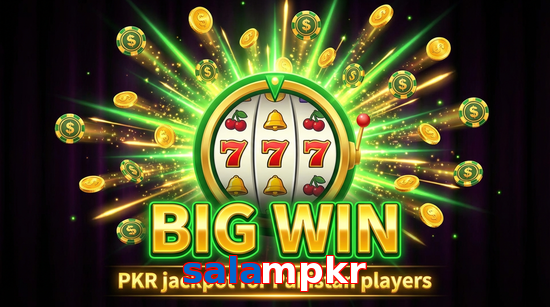 Big win animation on Salampkr slot game
